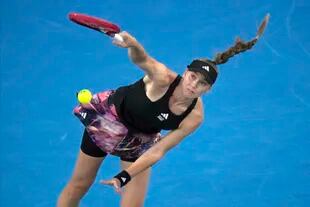 Elena Rybakina fue campeona en Wimbledon 2022 y busca su segundo Grand Slam 