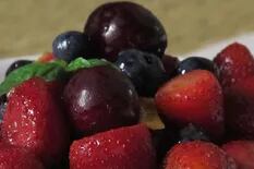 Postre rápido y fácil: mix de frutos rojos macerado