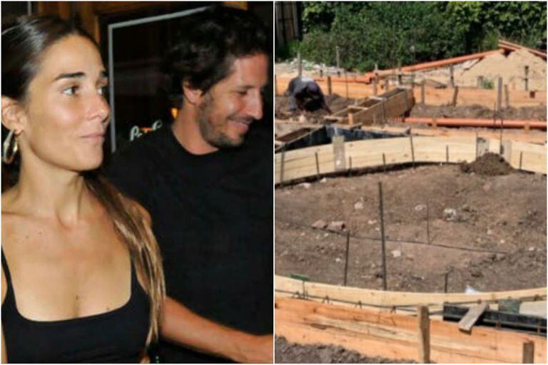 Juana Viale y Agustín Goldenhorn están avanzando en la construcción de su nuevo hogar: los detalles