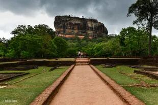 La entrada a Sigiriya tiene 1200 pasos