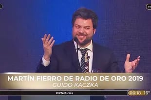 Guido Kaczka, Martín Fierro a la Radio de Oro 2019