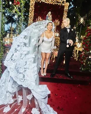 Kourtney Kardashian y Travis Barker se casaron en Portofino, Italia el 22 de mayo