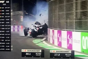 El accidente de Mick Schumacher que asustó a todos, la decepción de Hamilton y la sorpresa de Pérez