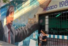 El increíble mural dedicado a Bilardo en una dirección emblemática de la Ciudad