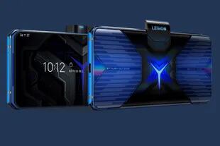 El Lenovo Legion Phone Duel está diseñado para ser usado en orientación horizontal; la cámara retráctil queda en la parte superior