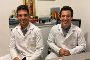 Franco Cescotti y Gastón Topol, de Dharma, la compañía argentina que desarrolló una terapia contra la artrosis
