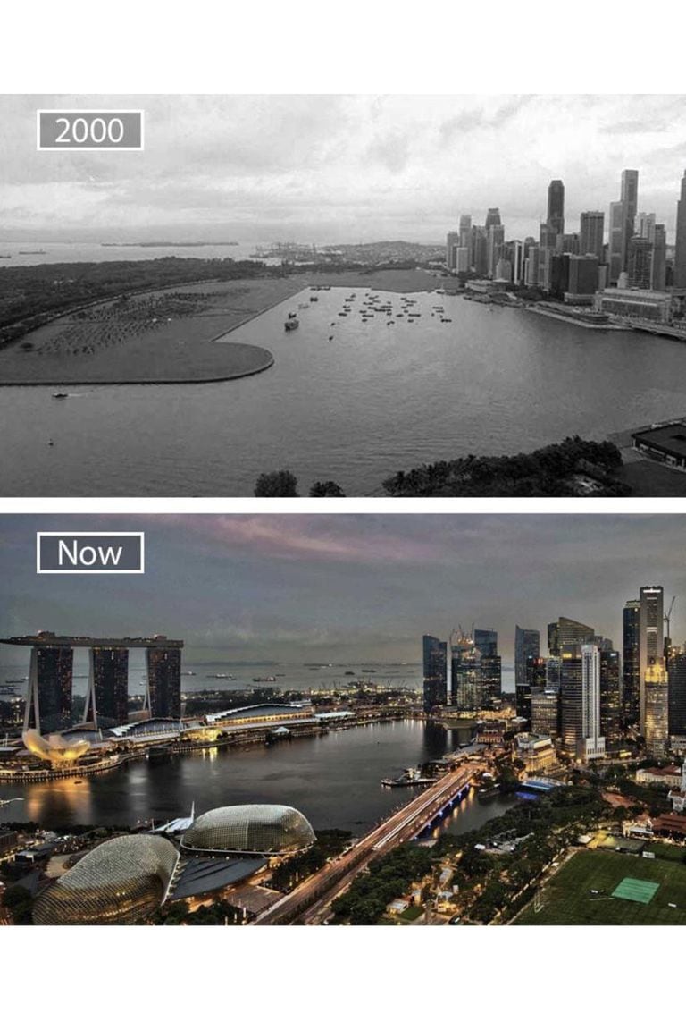 Singapur, la evolución del país de Asia en menos de 20 años