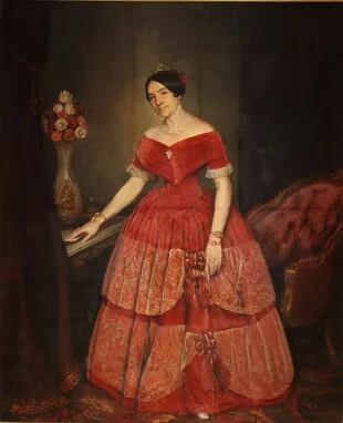 Retrato de Manuelita Rosas (1851), de Prilidiano Pueyrredón (colección MNBA)
