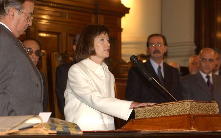 Elena Highton el día de su jura como jueza de la Corte Suprema