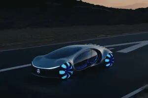 Mercedes-Benz presentó en acción su prototipo futurista Vision Avtr