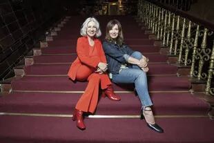 Mercedes Morán y Andrea Bonelli, dos de las actrices del tríptico Teoría King Kong cuando subió a escena en 2020