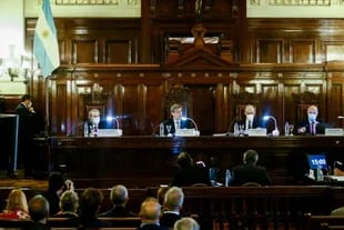 La Corte Suprema de Justicia de la Nación, con sus cuatro miembros actuales