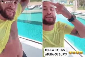 A Neymar lo criticaron por su peso y respondió con un mensaje contundente