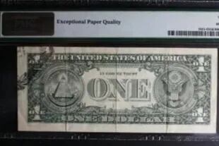 Así es el billete de un dólar que se vendería en 568 dólares 