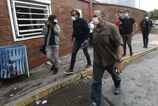 Sergio Berni llega al hospital Bocalandro, donde hay internados por la tragedia de la droga vendida en Puerta 8