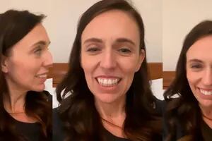 El video de la interrupción de la hija de Jacinda Ardern mientras hacía anuncios a los neozelandeses en un live