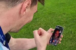 Lionel Messi recuerda en un video su videollamada por WhatsApp con Antonela