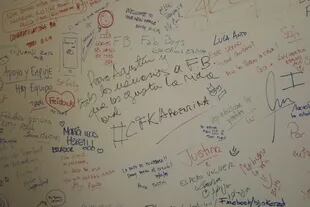 La firma de Cristina Kirchner en el muro de Facebook