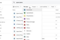 Google Drive prueba nuevos filtros de búsqueda para encontrar archivos más rápido