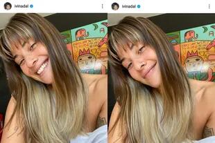 Ivana Nadal mostró su cambio de look a través de una publicación en su cuenta de Instagram
