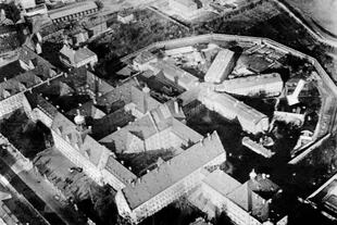 El Palacio de Justicia y la prisión de Núremberg habían sobrevivido el bombardeo aliado