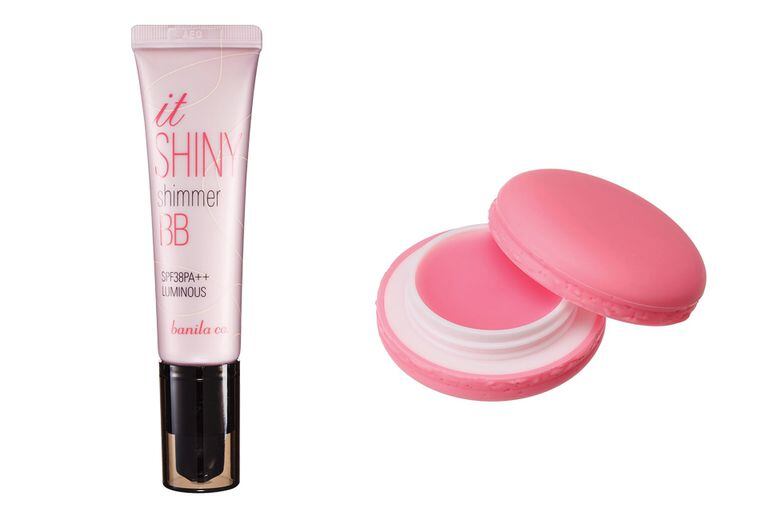 Izquierda: It Shiny Shimmer base de Banila Co. Derecha: It’s Skin. Macaron lip balm