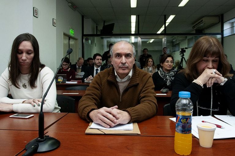José López declarando en Tribunales el mes de agosto del corriente