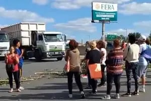 Un corte en la autopista la Autopista Buenos Aires- La Plata generó caos en Dock Sud