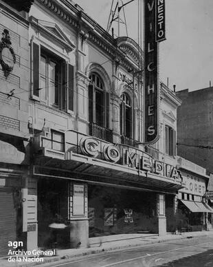 El Teatro de la Comedia (Artes 200) fue demolido durante la primera etapa del trazado de la avenida