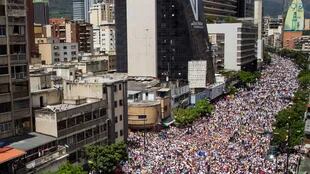 La marcha sobre Caracas copó tres de las principales avenidas de la ciudad
