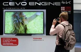 Un televisor de ultra alta definición de Toshiba