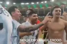 La actitud de Messi que, en pleno festejo, frenó un canto agresivo de sus compañeros contra Brasil