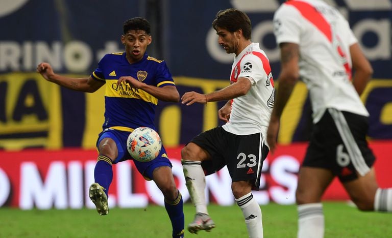 Contra Boca en la Bombonera, el último partido de Ponzio como titular fue en el mes de mayo