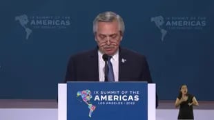 Alberto Fernandez, in Cumbre de las Américas: "La OEA facilitates el golpe de esto in Bolivia"