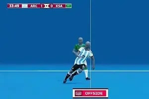 Por qué es imposible que a la tecnología se le haya "perdido" un jugador en el gol anulado a Lautaro Martínez