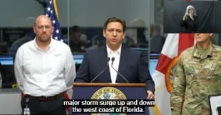 Der Gouverneur von Florida, Ron DeSantis, hat ein Update zum Verlauf des Hurrikans Ian veröffentlicht