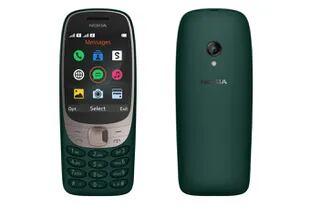 El Nokia 6310 tiene un diseño basado en el modelo que nació en 2001