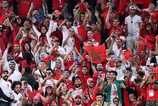 La hinchada de Marruecos explotó con el triunfo de su selección 