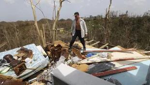 En Montebello, Puerto Rico, las casas quedaron destruidas
