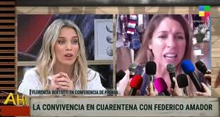 Florencia Bertotti habló de los cambios de la cuarentena con Guillermo Andino y Soledad Fandiño