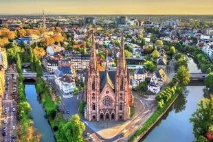 Así luce actualmente Estrasburgo, para muchos, la ciudad más romántica de la región francesa de Alsacia