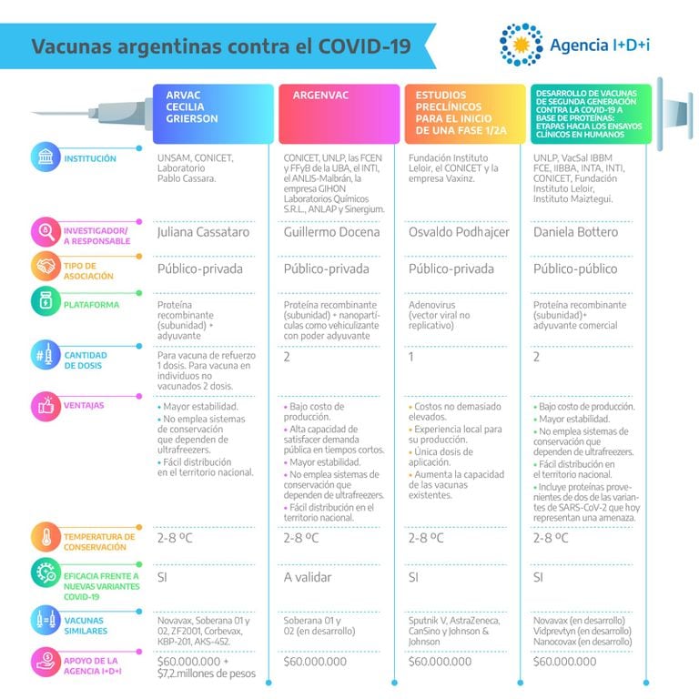 Cómo avanza la vacuna argentina contra el Covid