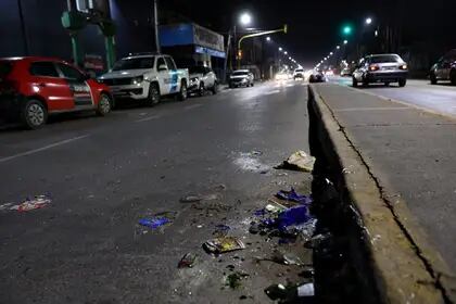 El supermercado DIA de la calle Croacia, en José C. Paz, que sufrió un saqueo durante esta tarde