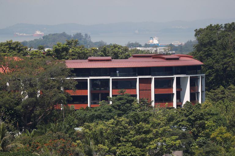 Vista del hotel Capella en Sentosa, Singapur