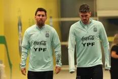 Las fotos de Messi y De Paul que llamaron la atención en las redes sociales