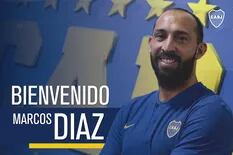 A todo ritmo: las primeras horas de Marcos Díaz tras firmar con Boca