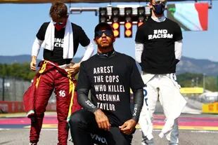 Lewis Hamilton es un ferviente militante de las causas contra el racismo