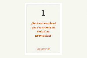 Pases sanitarios y requisitos para viajar dentro y fuera del país