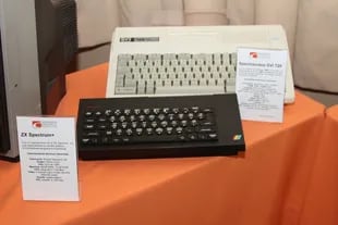 La ZX Spectrum+ en una muestra de la Fundación Museo de Informática de la República Argentina