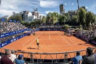 La cancha central del Challenger de Buenos Aires, en el Racket, de Palermo.